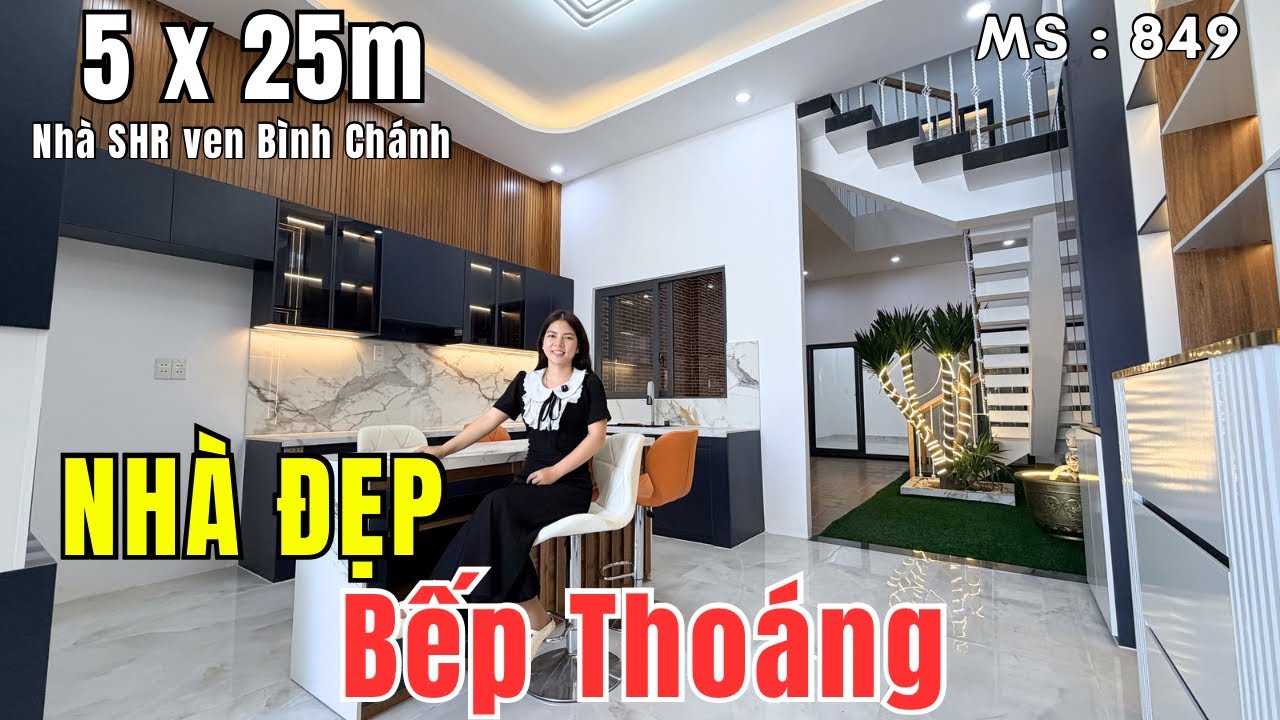 ✅ Nhà 5x25m Ven Bình Chánh 😍 Bếp Rộng Thoáng – 3PN Giá Chỉ 2 Tỷ 980