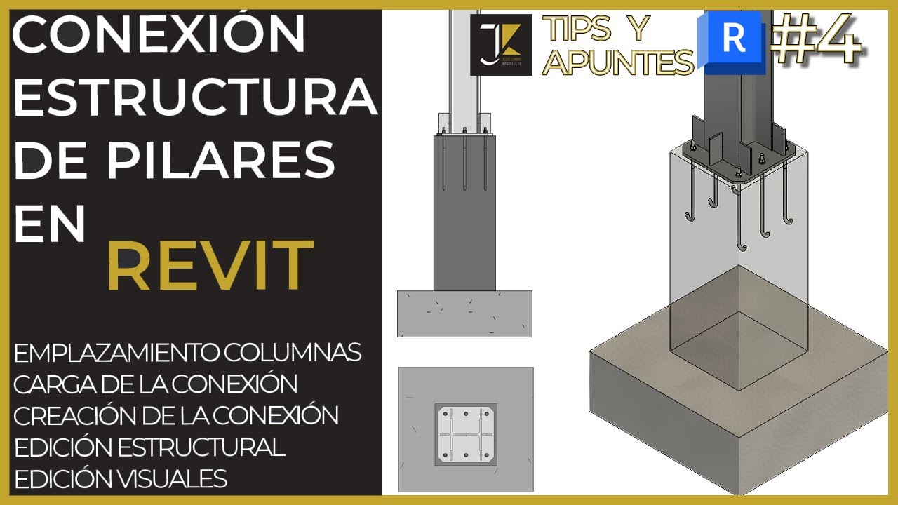 REVIT | Apuntes y tips | Nº4 - Cómo crear conexiones estructurales en Revit en estructura metalica