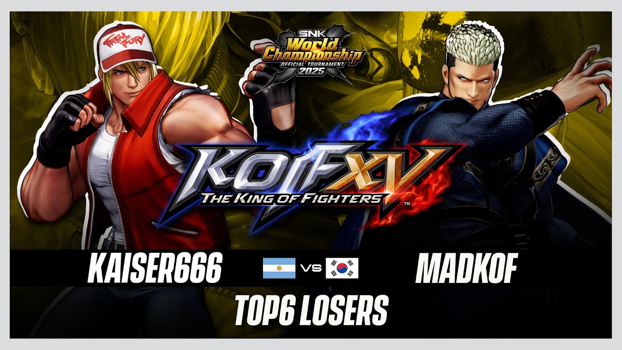 KOF XV 🇦🇷 KAISER666 против MADKOF 🇰🇷 | Чемпионат мира SNK 2025 | THE KING OF FIGHTERS XV #SWC2025