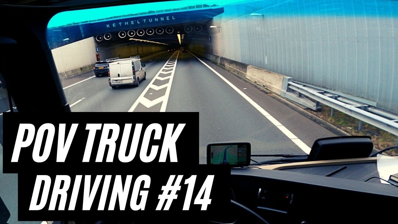 4K POV Truck Driving #14 - Mercedes Actros - Schiedam, Netherlands 🇳🇱