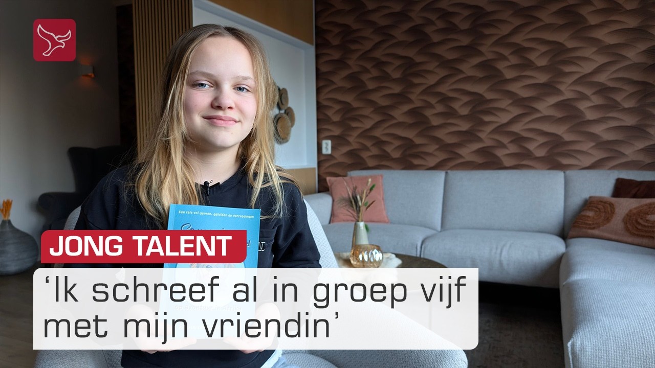 Elfjarige Tollebeekse brengt eigen kinderboek uit: 'Trots en cool' | Omroep Flevoland