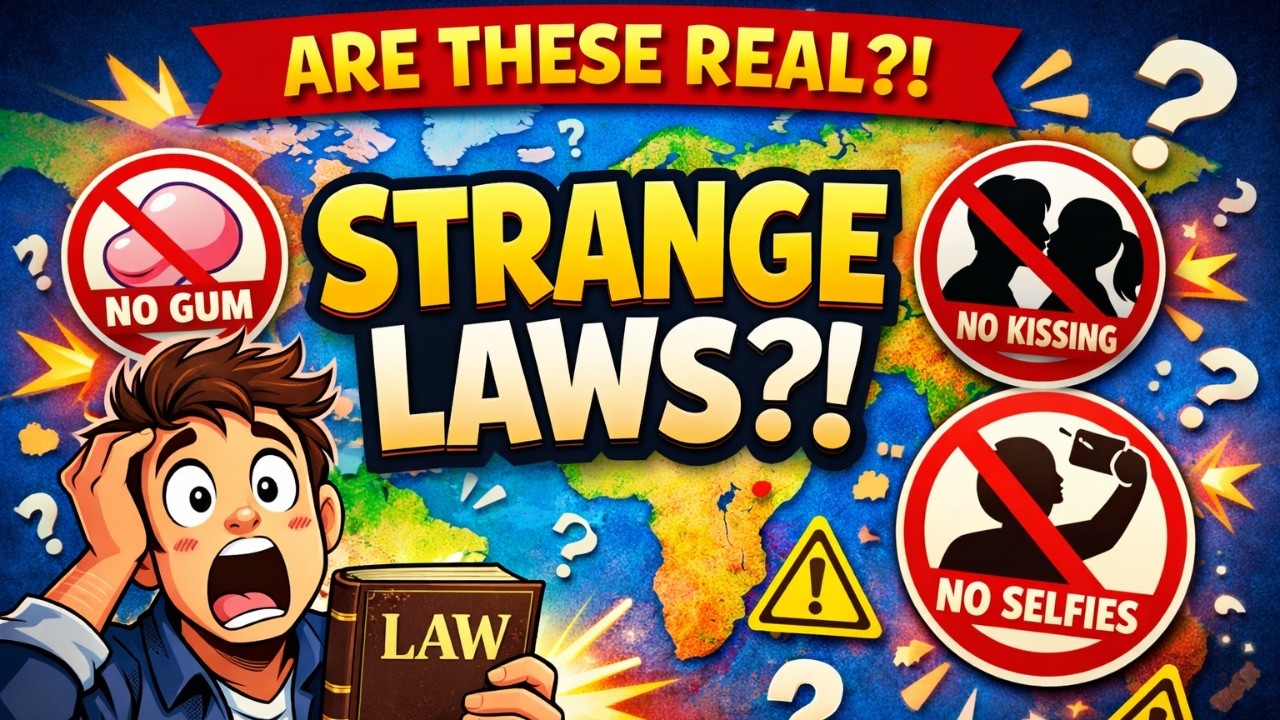 30 Strange Laws from Around the World #weirdlaws #amazingfacts