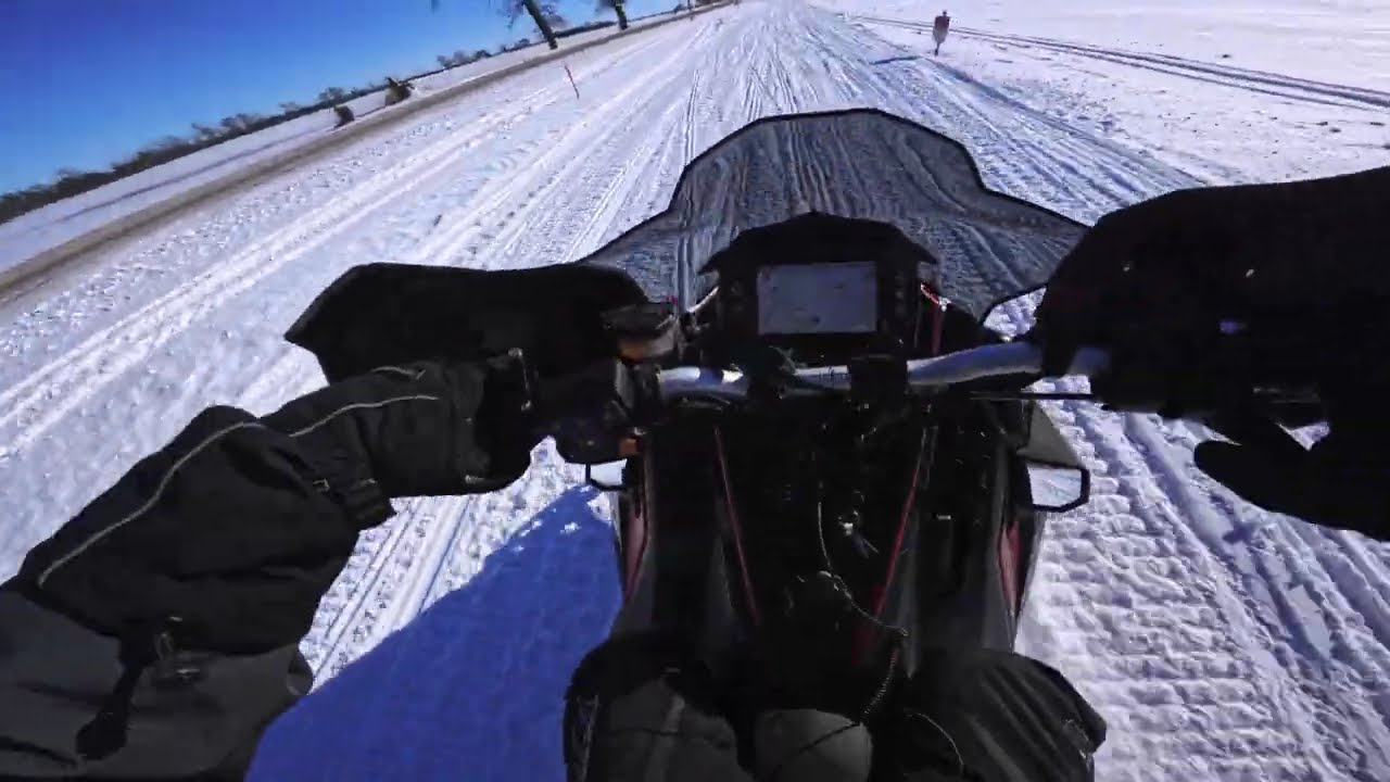 Insta360 Ace Pro2 RAW/Unedited snowmobile POV footage - February 2026 Woodstock Area.  Part 4