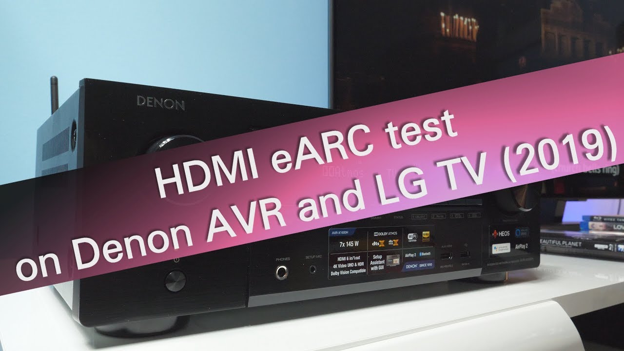 HDMI ARC test with LG SM9000 TV and Denon AVR-X1600H AV receiver