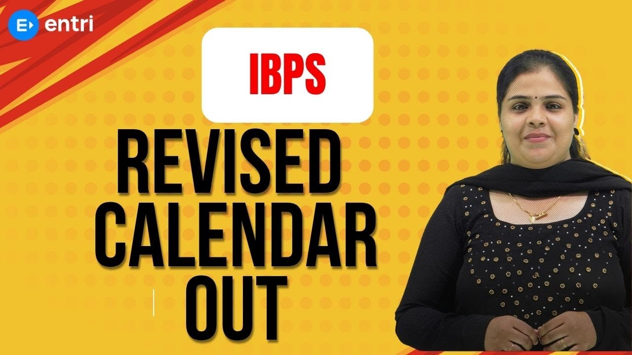 IBPS REVISED CALENDAR OUT 2025
