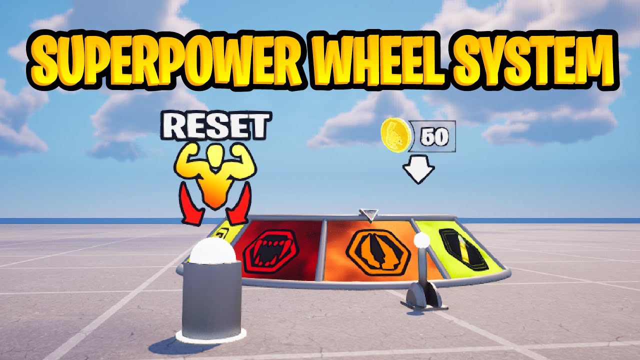 Custom Superpower Wheel System Setup Tutorial (#uefn )
