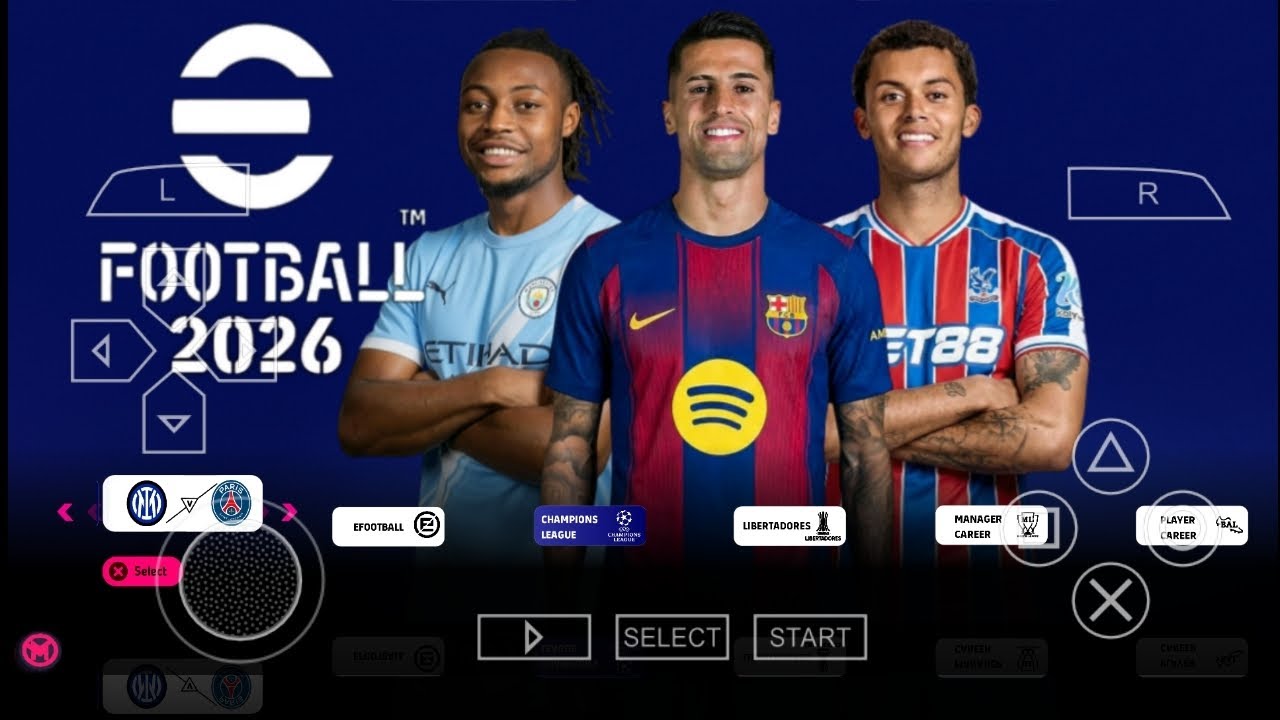 efootball PES 2026 UPDATE [NEW KITS & FACES LASTED TRANSFERS 25/26 GRAPHICS 4K ISO NORMAL PSP]
