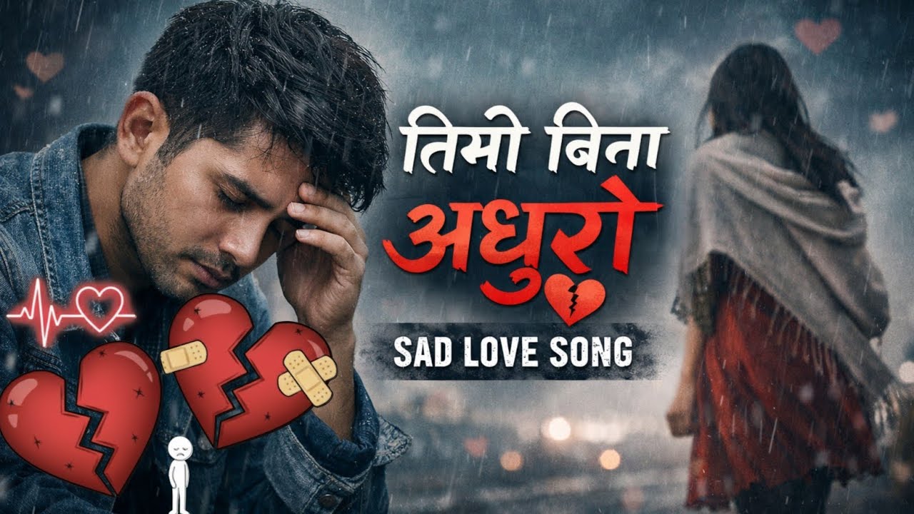 Timi Bina Adhuro || Sad Love Story Song || New Nepali breakup Song