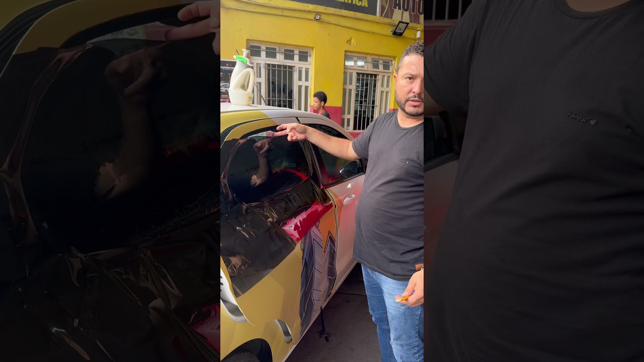 Parte 1 como colocar insulfilme no carro - Como cortar Película Automotiva 