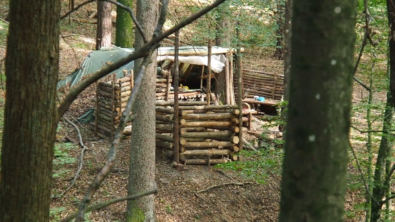 Solo Overnight at my Secret Camp in the Woods