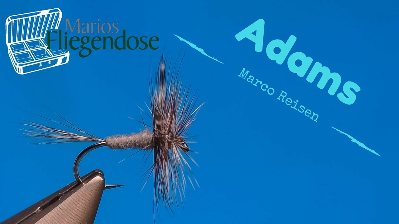 Marios Fliegendose - Fliegenbinden - Adams Trockenfliege