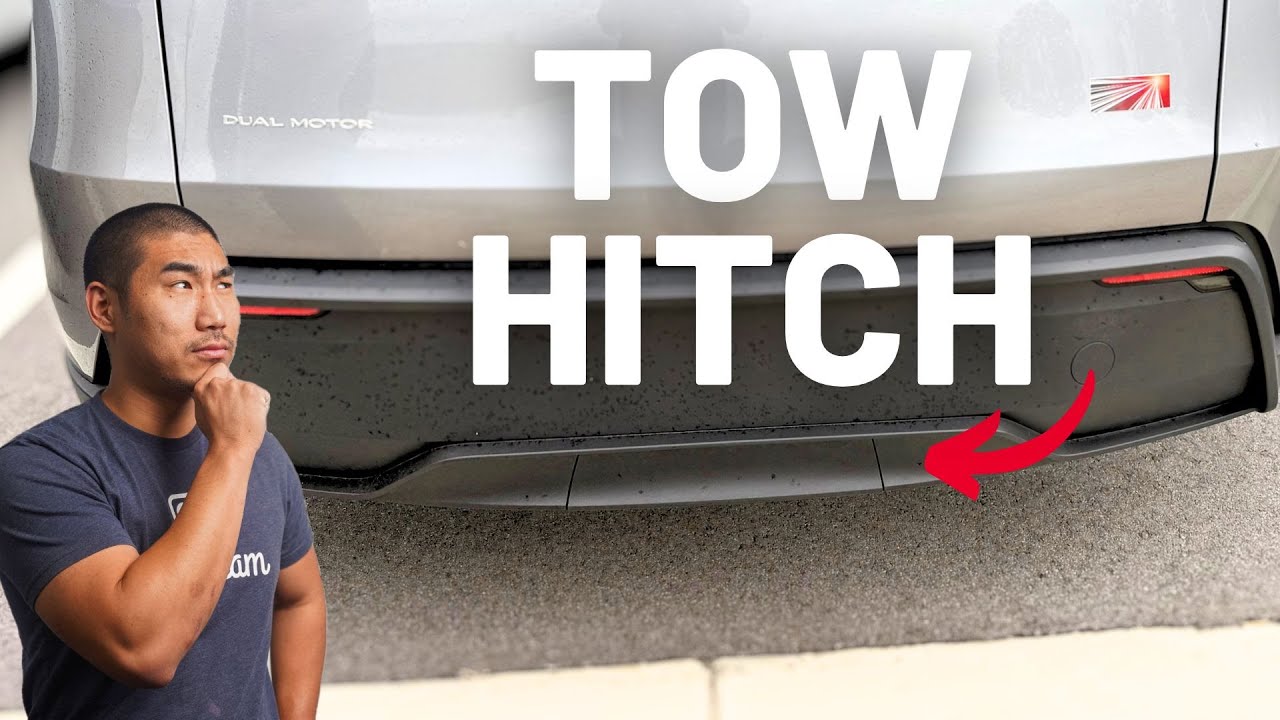 New Model Y Juniper Tow Hitch Area Compared to Older Model Y