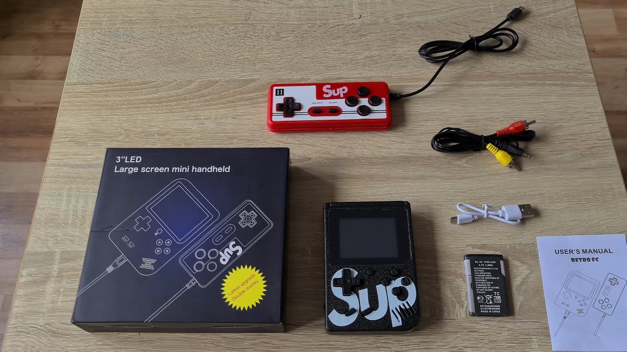 Mini Console Box Retro RC SUP 400 Mini Konsola Retro Przenośna SUP. [4K]