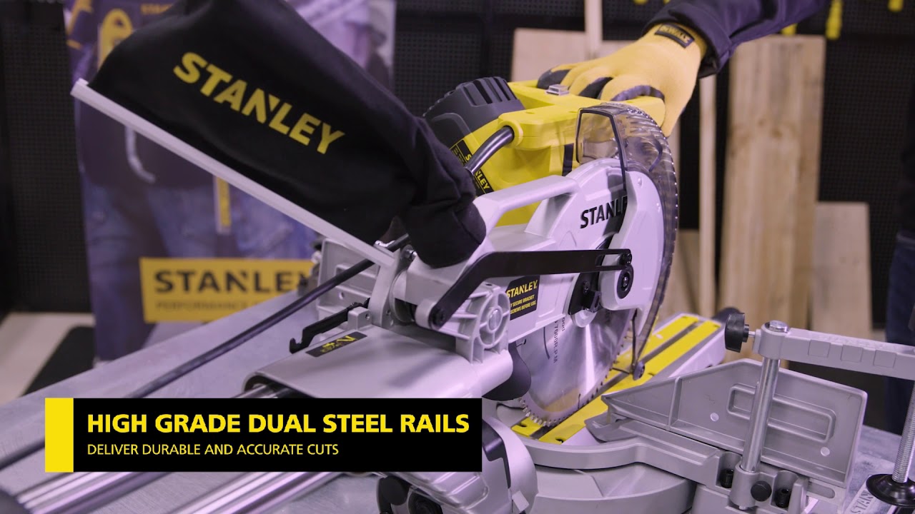 STANLEY SM18 SLIDING MITRE SAW 1800W 10&rdquo; (254MM)