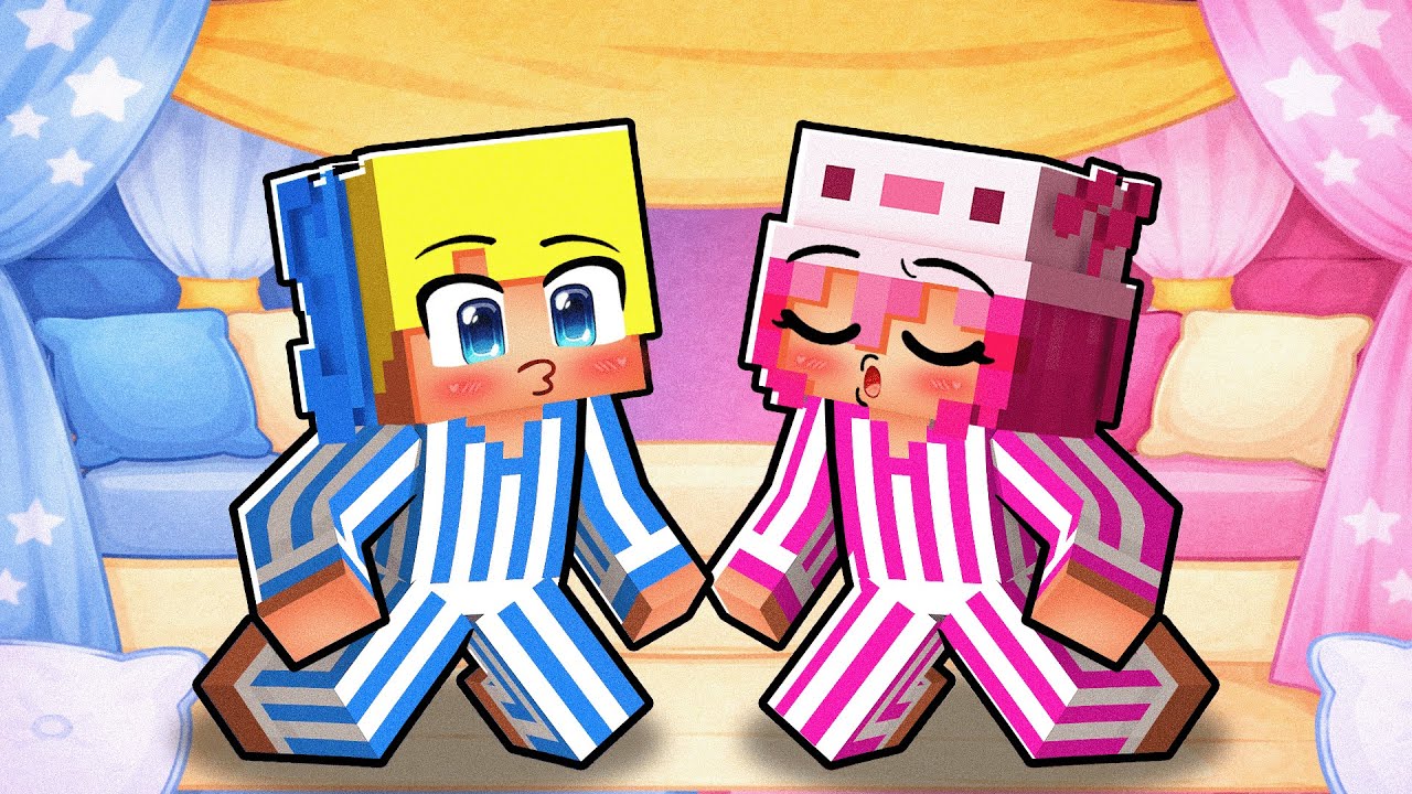 Lea KÜSST Ukri auf einer ÜBERNACHTUNGSPARTY in Minecraft…