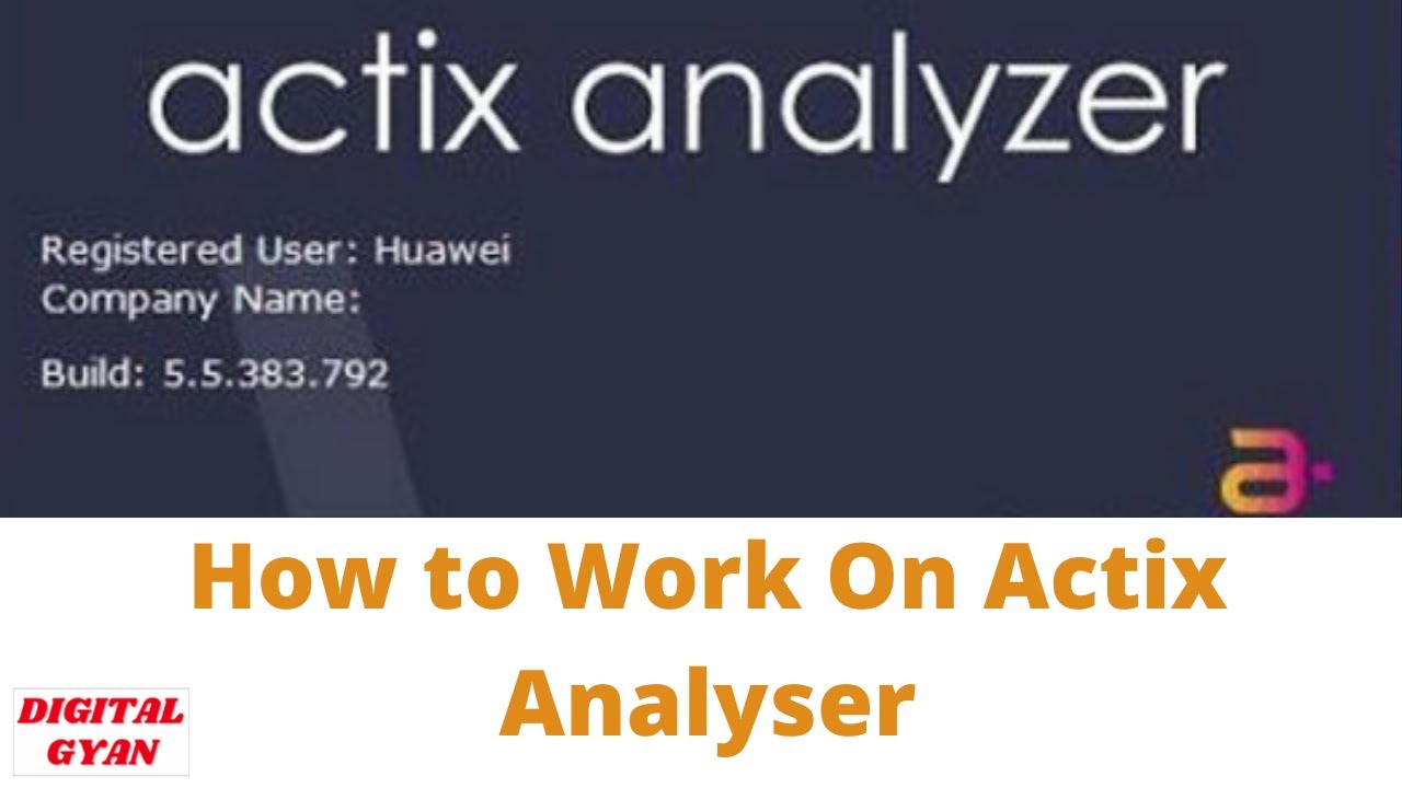 HOW TO WORK ON ACTIX SOFTWARE || BY:-Chandra Mohan Singh