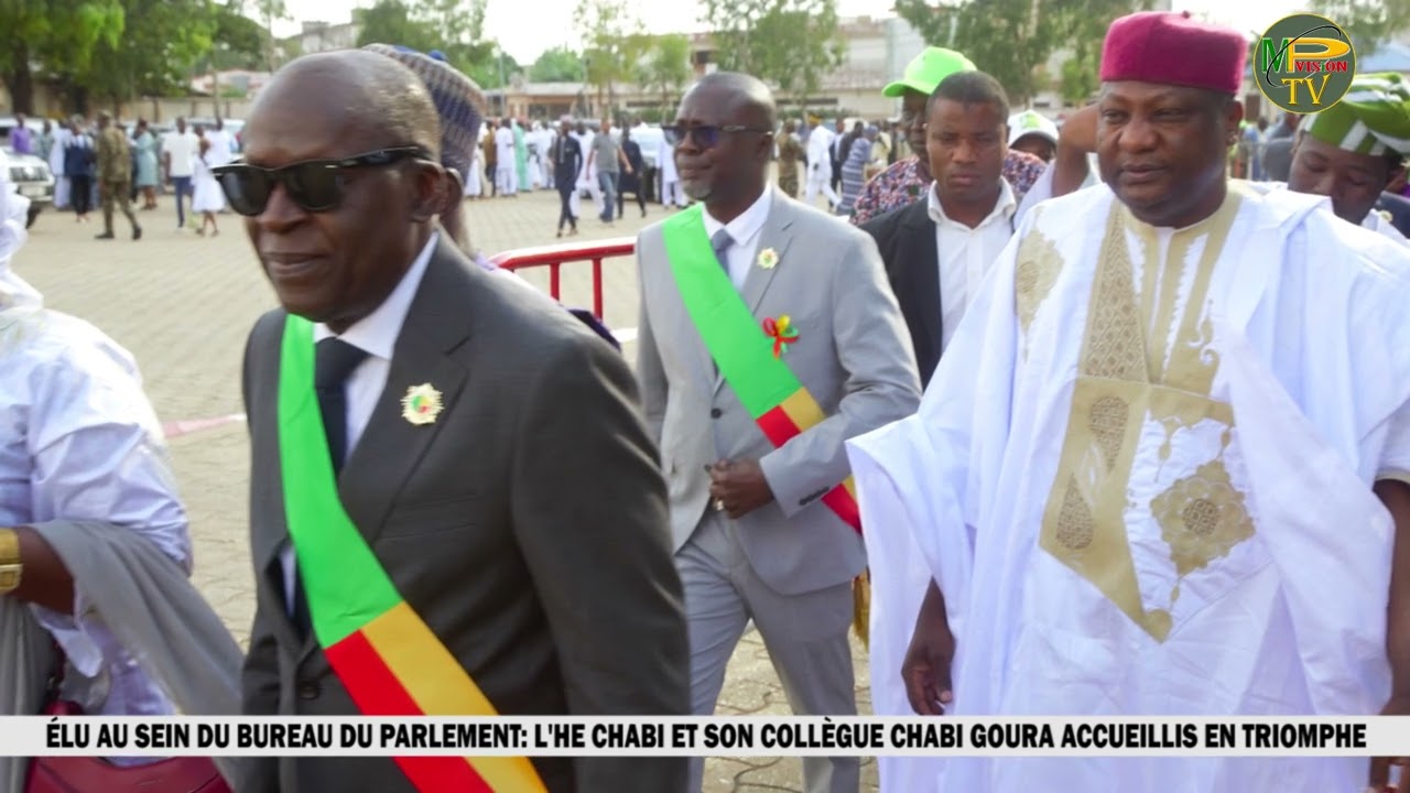 ÉLU AU SEIN DU BUREAU DU PARLEMENT: L'HE ZÉMÉ CHABI & SON COLLÈGUE CHABI GOURA ACCUEILLIS EN TRIOMPH