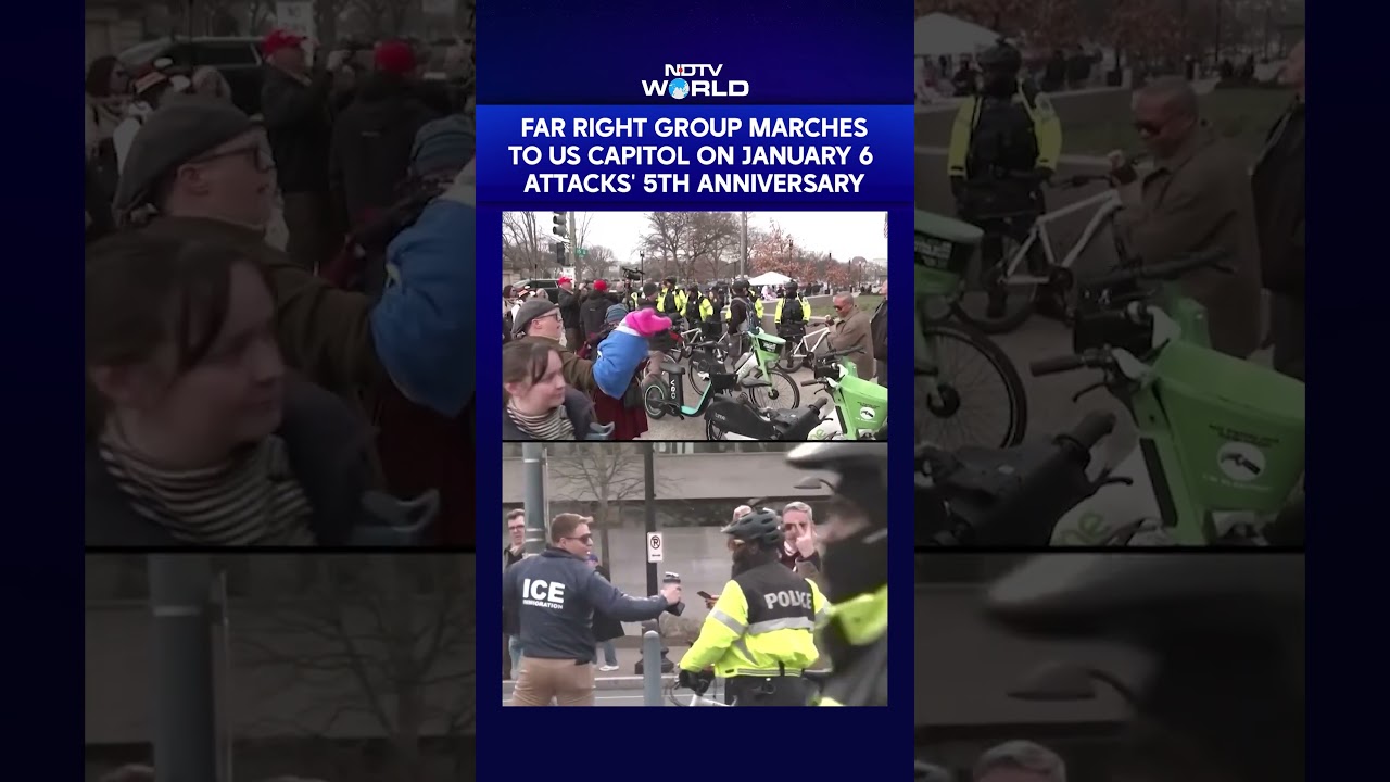 Far Right Group 'Proud Boys' Marches To US Capitol On January 6 Attacks' 5th Anniversary