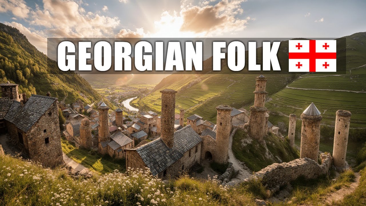 Georgian Folk Music 🇬🇪 | Peaceful Instrumental Sounds from the Caucasus Mountains
