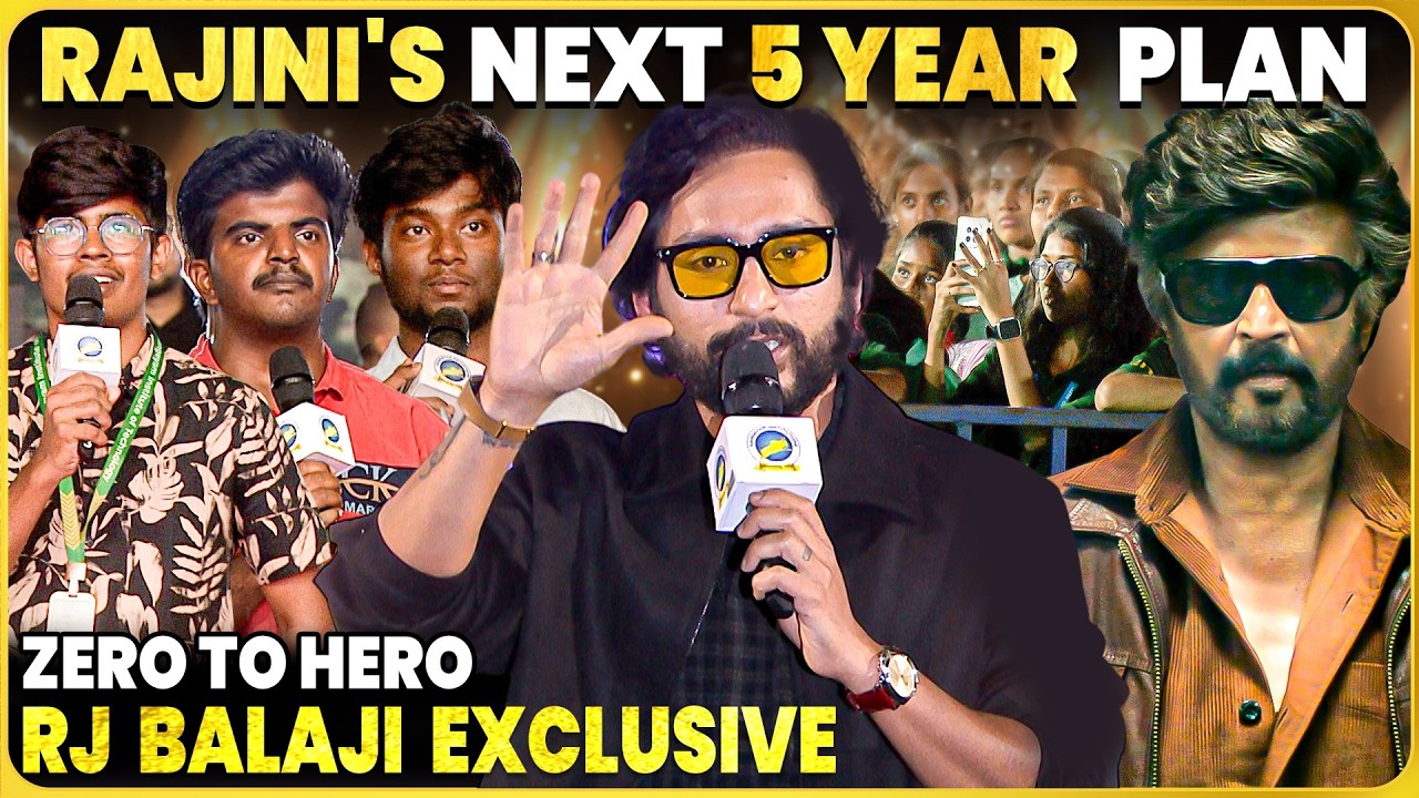 Rajini sir-ஓட அடுத்த படங்கள் பத்தி கேட்டு மிரண்டுட்டேன் 🔥 RJ Balaji Exclusive | Karuppu