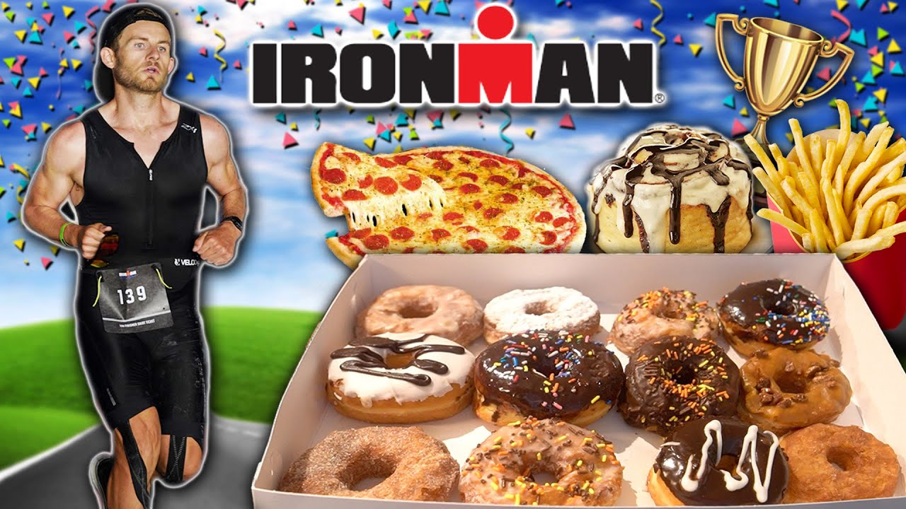 ERIK ATE WHATEVER HE WANTED AFTER HIS 1ST IRONMAN!