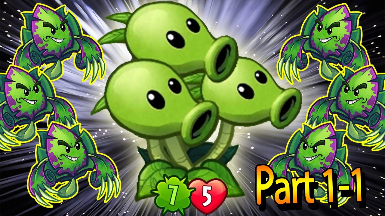 The SIlent Assasin   Threepeater! ♣ PvZ Heroes