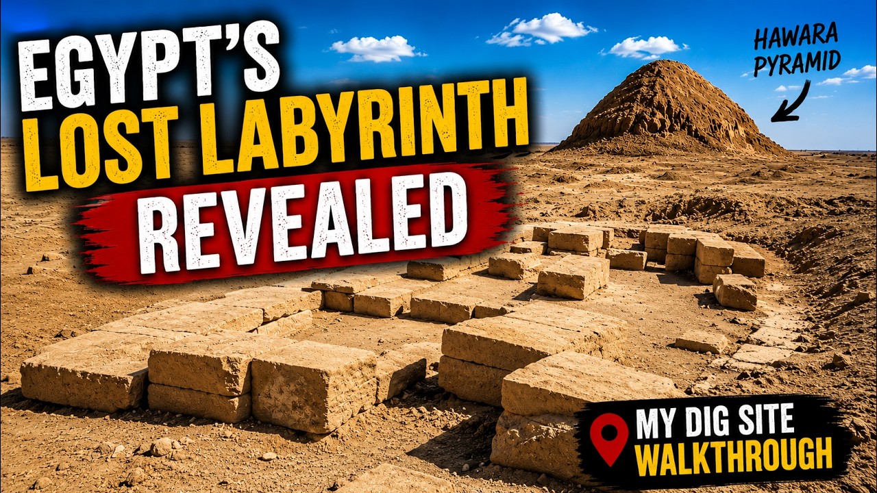 Egypt's Lost Labyrinth Revealed: I Walked the Hawara Pyramid Excavation