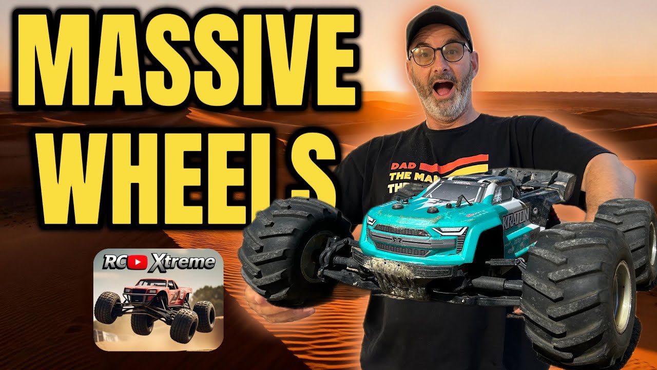 «Я поставил на свой ARRMA KRATON ОГРОМНЫЕ колёса… Вот что получилось!» #arrma #rccar