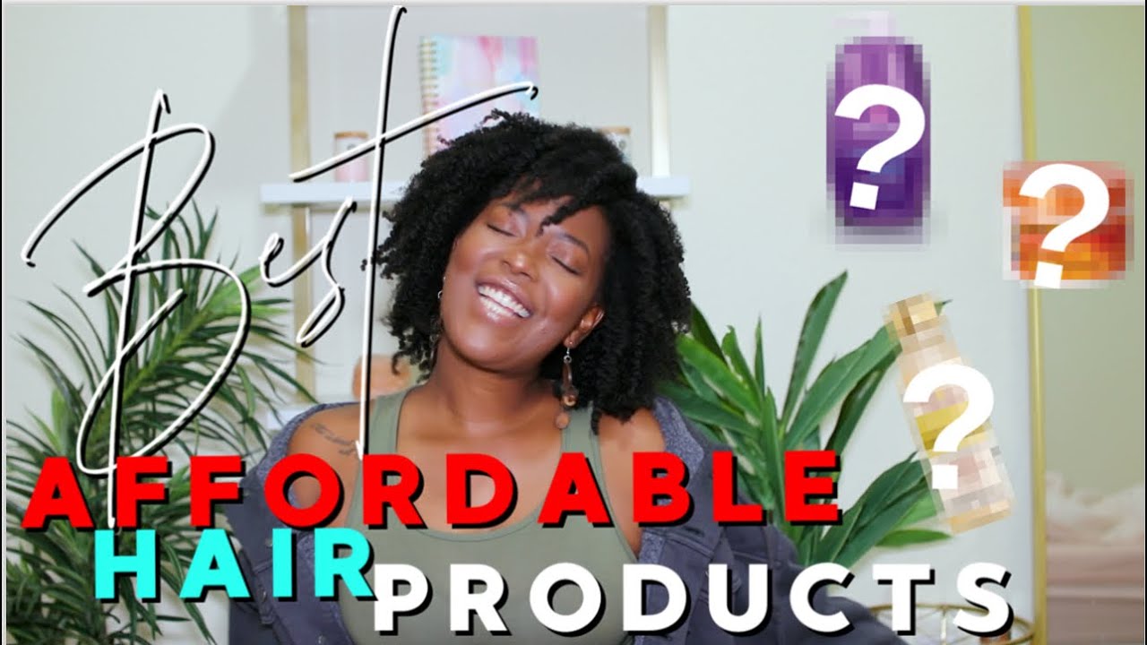 BEST AFFORDABLE NATURAL HAIR PRODUCTS FOR TYPE 4 HAIR !! KandidKinks