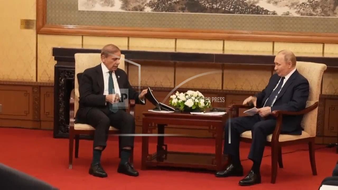 Russia's Putin holds talks with Pakistan's Sharif during meetings in Beijing