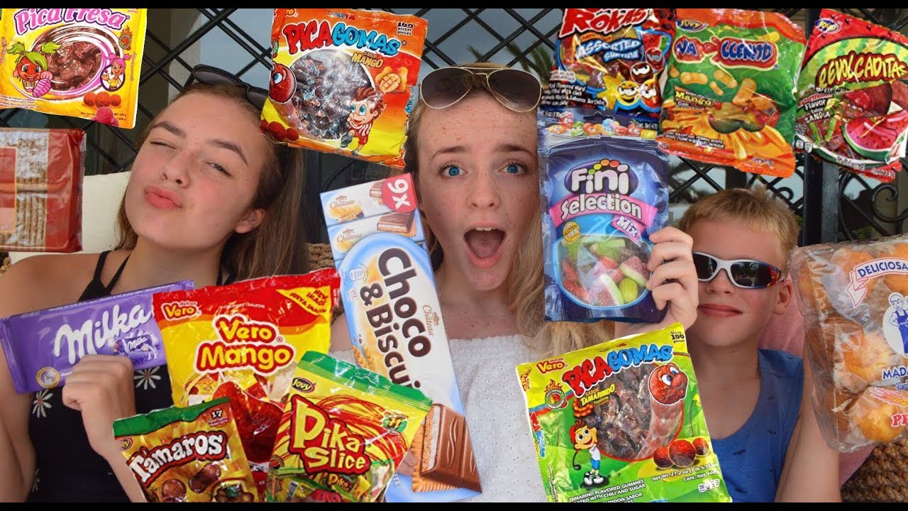 British trying Spanish candy