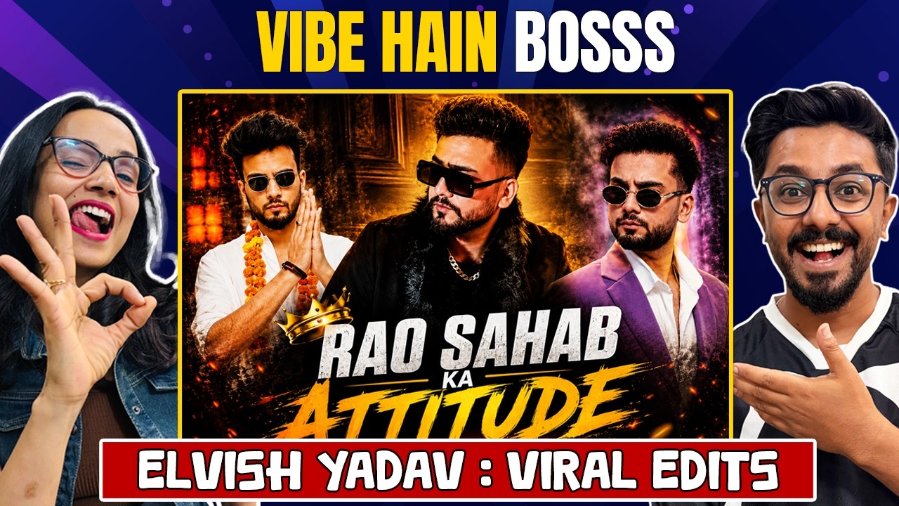 👑 Elvish Yadav Attitude Video Reaction 😈 | Rao Sahab Attitude Status 🔥 | Viral Edits