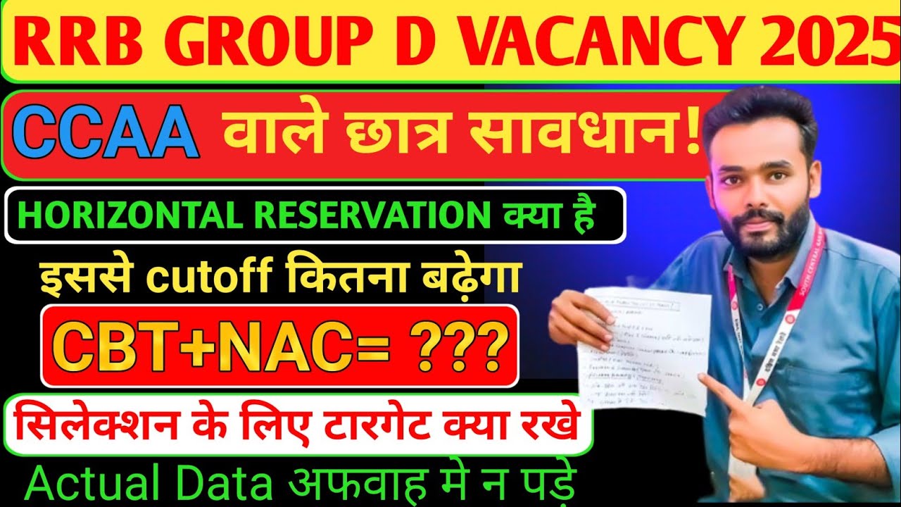 CCAA वाले छात्र सावधान! CUTOFF इतनी ज्यादा क्यो Horizontal reservation क्या है? cutoff पर कितना असर 