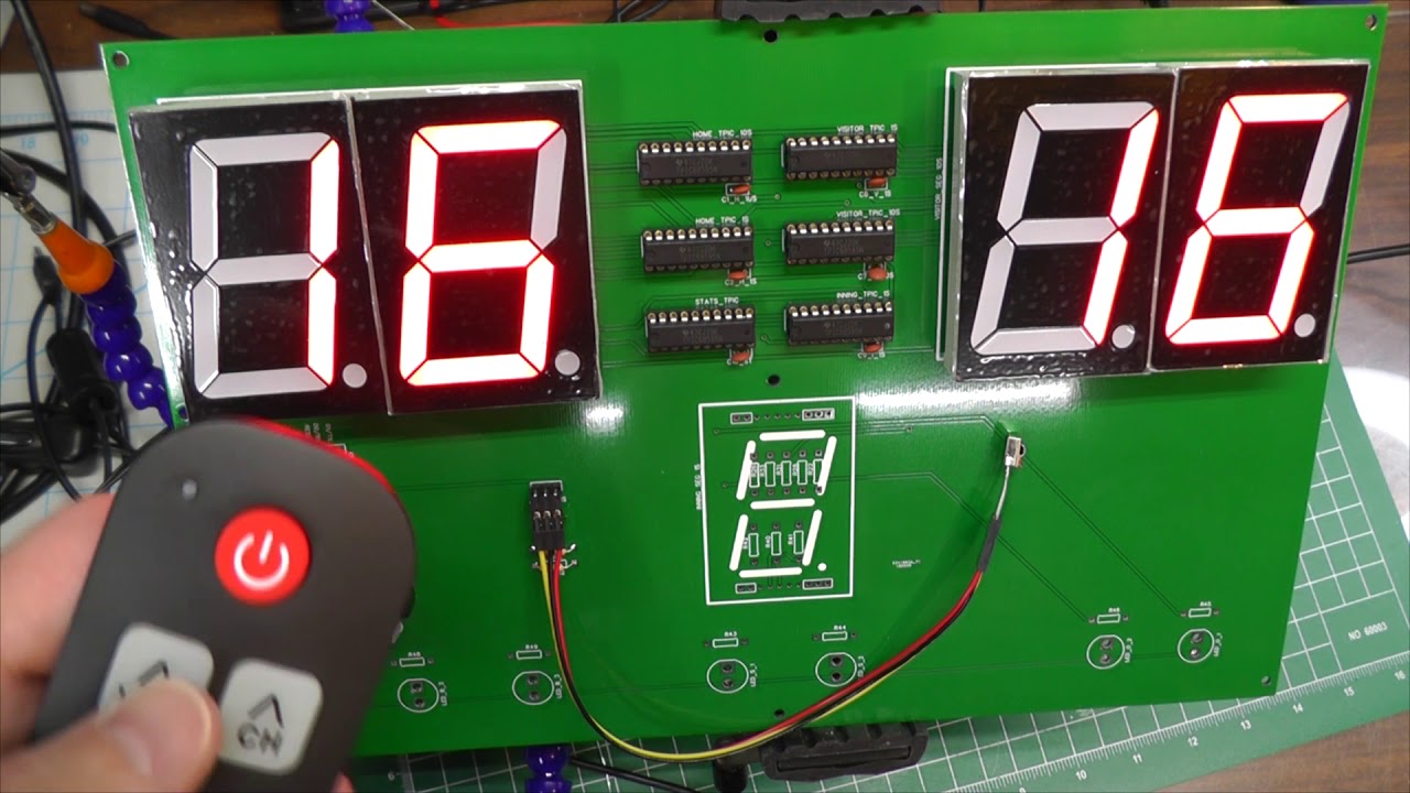Arduino Softball Scoreboard