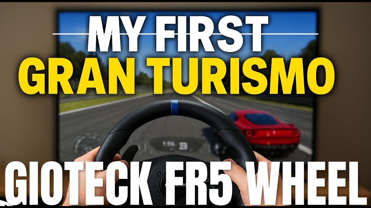 Gioteck FR5 Racing Wheel PS5 Setup and Test on Gran Turismo