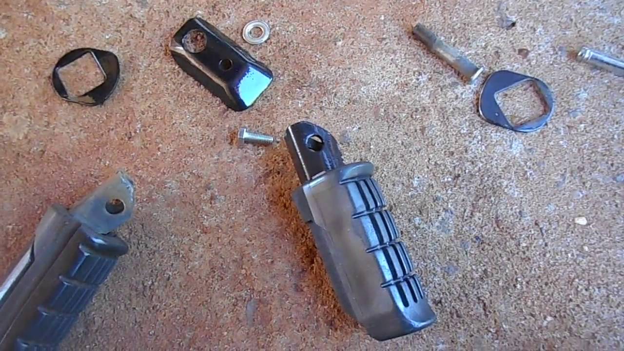 video da troca da pedaleira e mola do pezinho de apoio central twister