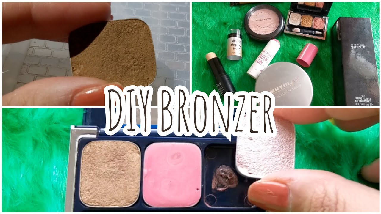 Make Bronzer at Home | DIY Bronzer, Blush & Highlighter #diyideas #beauty #makeup