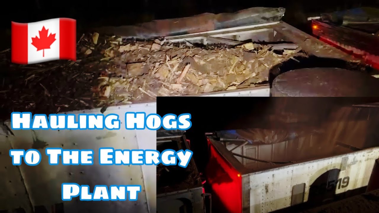Hauling Hogs From Lillooet BC to The Energy Plant in Merritt BC.