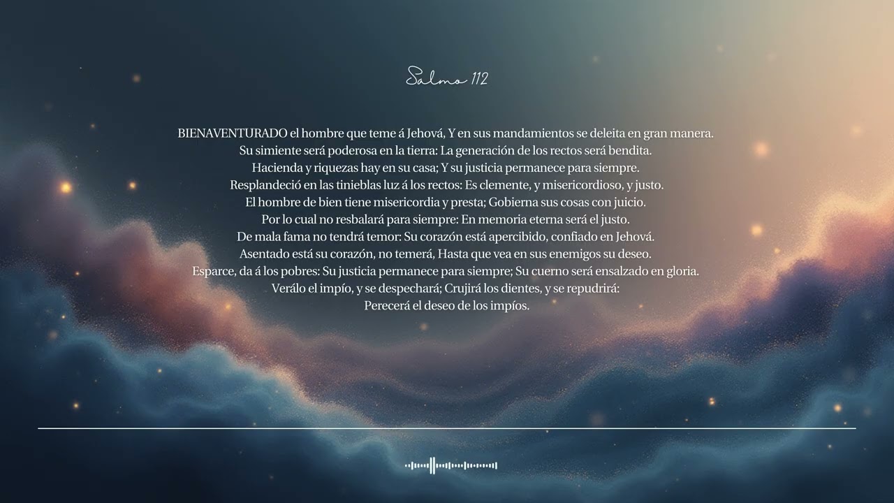 🌿 Salmo 112 | Bienaventurados los que Temen al Señor | Canto bíblico CCM · Shuli Bible
