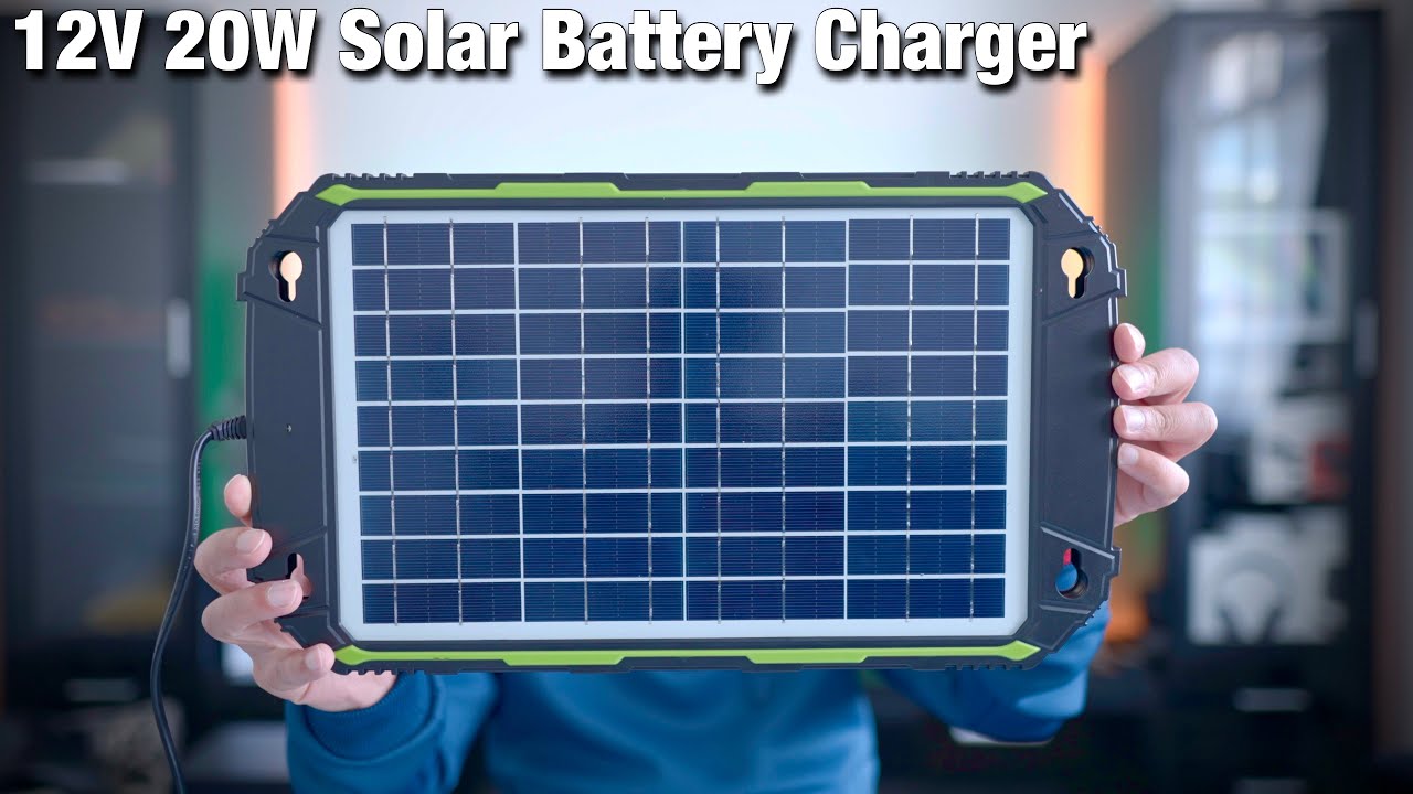 Sun Energise 12V 20W Solar Battery Charger