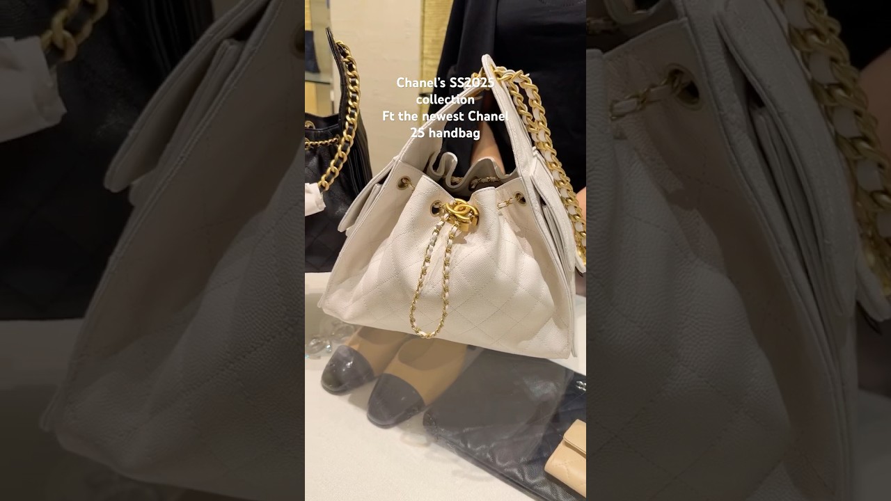 What do you think of Chanel&rsquo;s latest SS2025 collection, ft the new Chanel 25 bag? 🖤 #chanel25