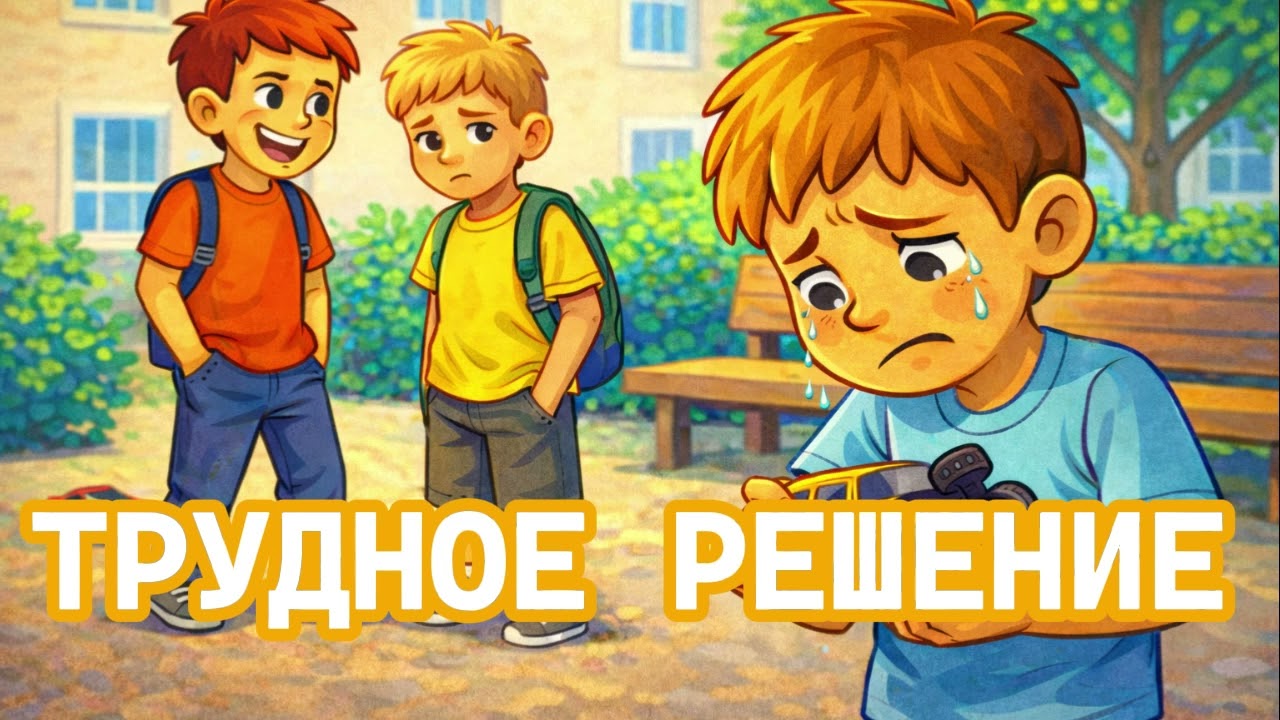 ТРУДНОЕ РЕШЕНИЕ✨Поучительные истории для детей