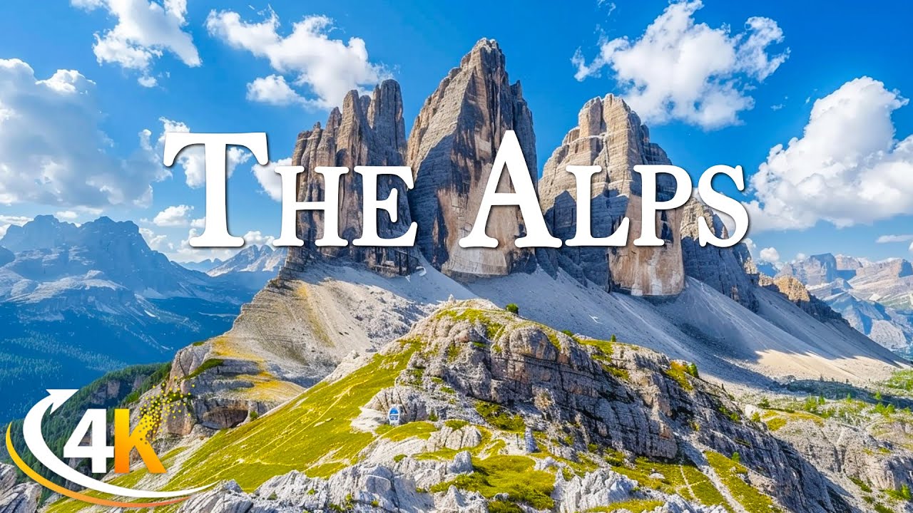 The Alps 4K Nature Relaxation Film - Calming Piano Music - Amazing Alpine Landscapes