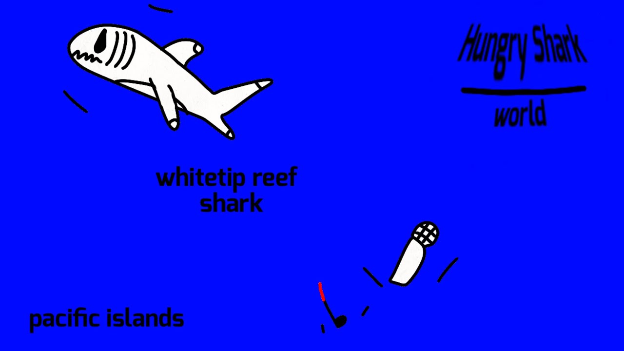 Hungry shark world whitetip reef shark (ep 2)