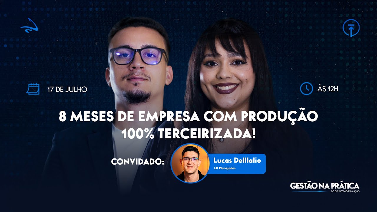 Gestão na Prática | 8 meses de empresa com produção 100% terceirizada! #089