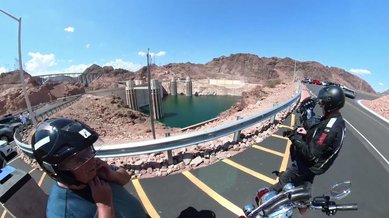 START - Harley bike ride Hoover Dam (from Vegas to Williams)