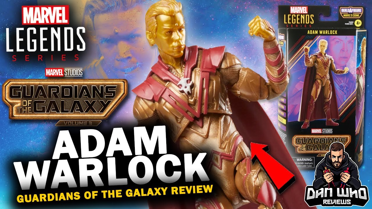 Marvel Legends Adam Warlock Guardians of the Galaxy Vol. 3 (Cosmo BAF Wave) Review