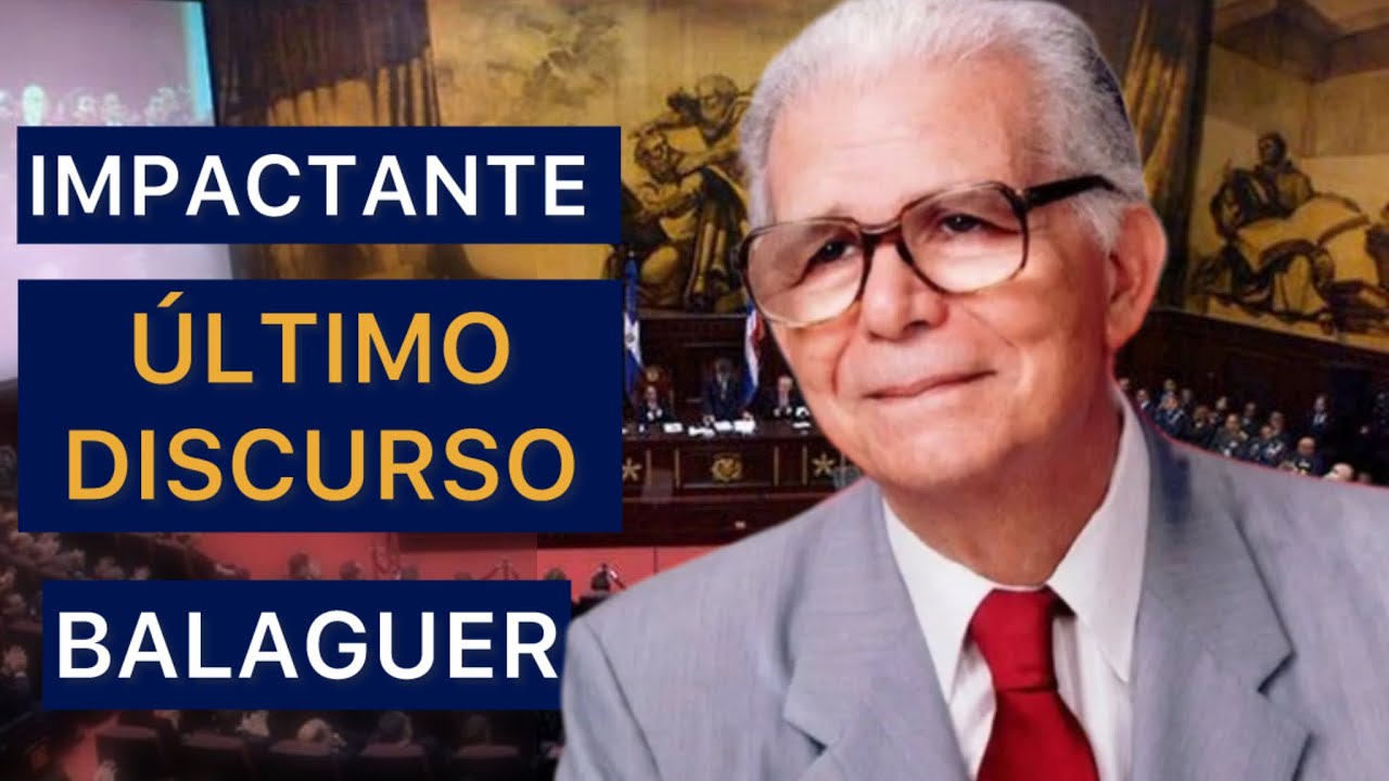 1996 | 😱El Último DISCURSO de Balaguer que SACUDIÓ 🇩🇴RD: HAITÍ, DEUDA y LOS INGENIOS