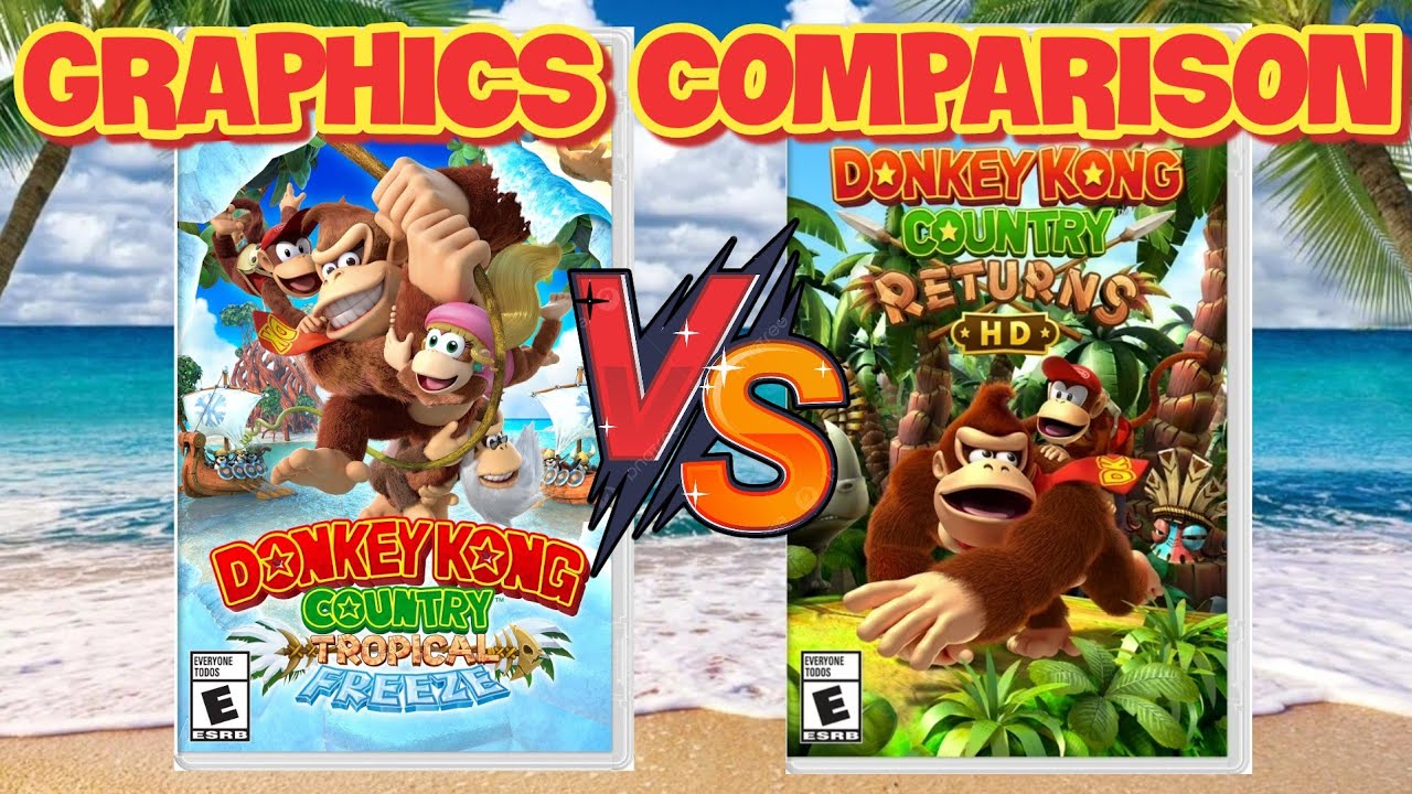 DK: Tropical Freeze VS DK: Returns HD Graphics Comparison