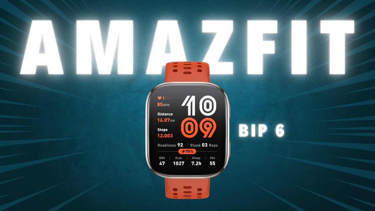 1 MOIS avec cette montre connect&eacute;e : AMAZFIT BIP 6 ! &Agrave; 79&euro; le rapport qualit&eacute; est monstrueux !